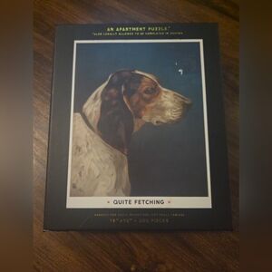 New Sealed- Quite Fetching Dog Puzzle - Black and Brown Small Apartment Jigsaw